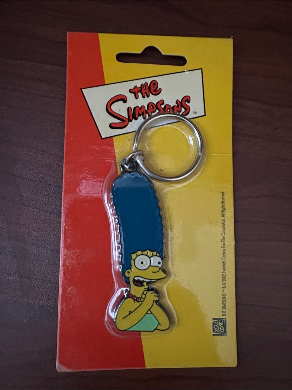 Marge Simpson Keychain - Blue & Yellow The Simpsons